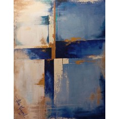 Aisha Mahmood, 30 x 40 Inch, Acrylic on Canvas, Abstract Painting, AC-AIMD-114